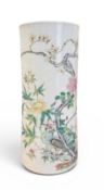 A CHINESE LATE QING DYNASTY PORCELAIN WIG STAND