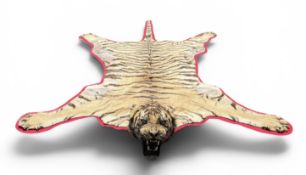 VAN INGEN OF MYSORE: AN EDWARDIAN TAXIDERMY TIGER SKIN RUG