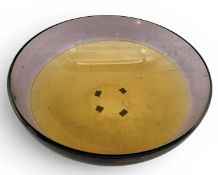 ALFREDO BARBINI: LARGE ITALIAN MURANO GLASS BOWL