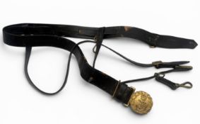 A NAVAL SWORD BELT