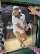 BJORN BORG: A HAND SIGNED POSTER, ATHENA INTERNATIONAL LONDON, 1981