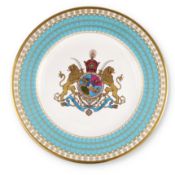 A LIMITED EDITION COMMEMORATIVE "IMPERIAL PLATE OF PERSIA", SPODE, 1971
