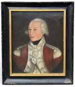 A PORTRAIT OF A BRITISH MILITARY OFFICER WHO FOUGHT IN BATTLE ALONGSIDE LORD NELSON