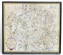 A 17TH CENTURY MAP OF LINGONES, BY N.SANSON