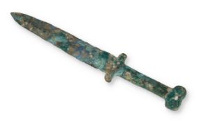 A CHINESE DAGGER, PROBABLY SHANG DYNASTY CIRCA 1700 B.C.
