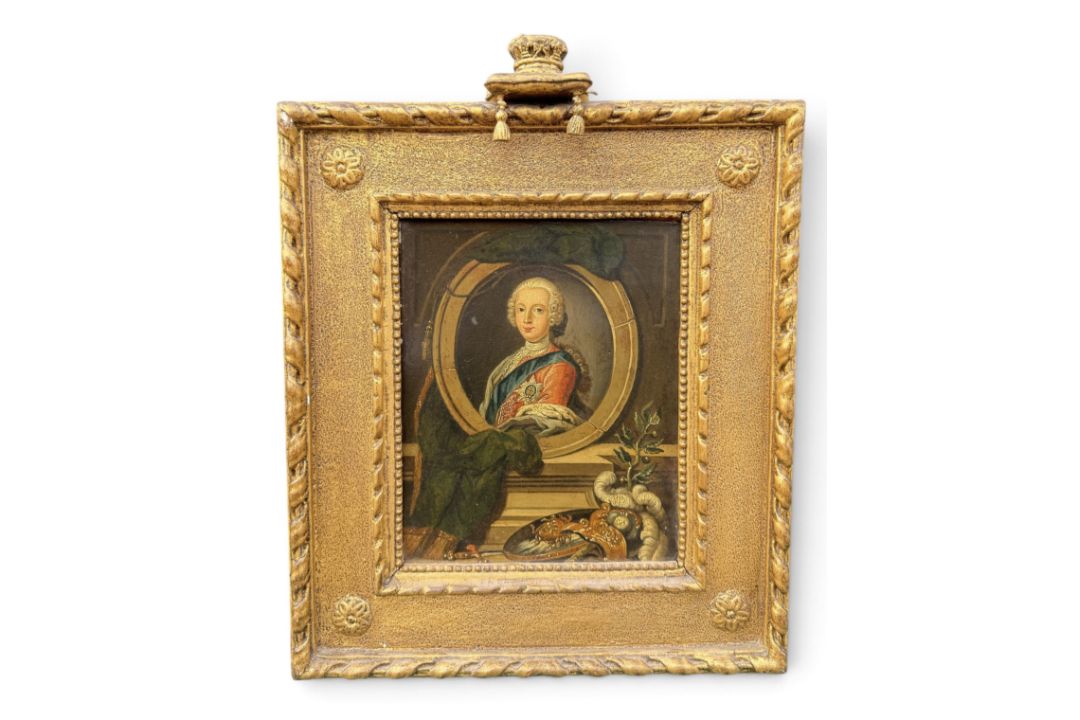 18TH CENTURY ENGLISH SCHOOL: A PORTRAIT OF BONNIE PRINCE CHARLIE, AFTER ...