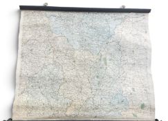 JOHN TUKE (BRITISH, 18TH CENTURY): MAP OF CHESTERFIELD, DERBY, NOTTINGHAM, YORK, LINCOLN, RUTLAND, L