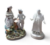 TWO STAFFORDSHIRE FIGURES
