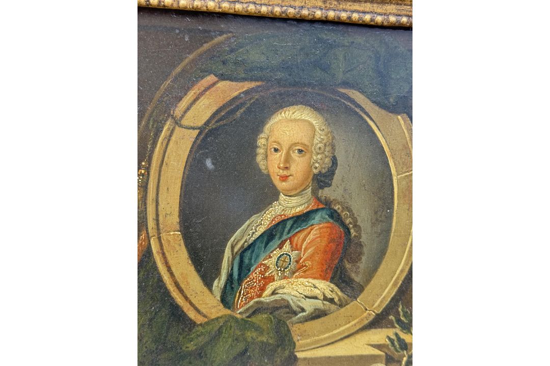 18TH CENTURY ENGLISH SCHOOL: A PORTRAIT OF BONNIE PRINCE CHARLIE, AFTER ...