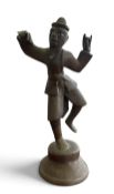 A BRONZE INDIAN FIGURE