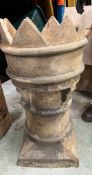 Reclaimed King chimney pot AF Condition Report one crown spike is broken