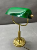 Bankers style lamp