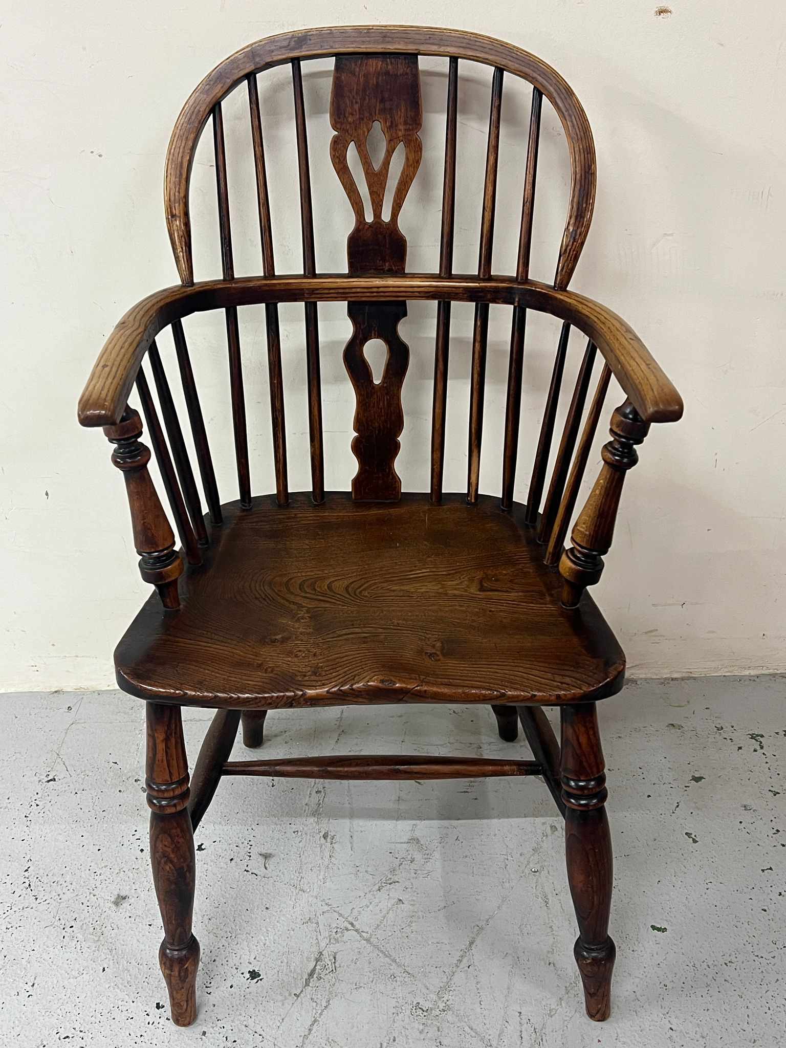 English elm and ash Windsor chair AF