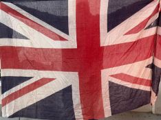 A vintage Union Jack flag