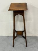 Arts and Crafts style plant stand H 94cm