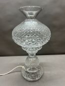 Waterford Crystal Inishmaan Diamond cut lamp (H48cm)