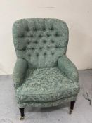Parker Knoll button back arm chair
