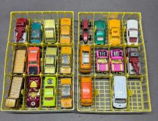 A selection of play worn diecasts various makers and models
