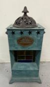 A Ripping ale of London and Birmingham stove converted to a lamp H60cm Condition Report crack and