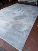 A large light grey thick pile rug, approximately 5m x 3.4m Condition Report There is a two