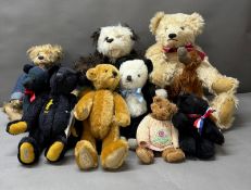 A selection of teddy bears, various makers, to include Deans Rag Book Company