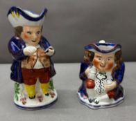 Two vintage Allertons Staffordshire Toby jugs