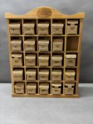 The Ultimate miniature teddy bear collection display case H48cm W38cm