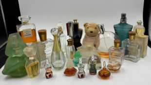 A collection of vintage miniature perfume bottles Condition Report some perfume present