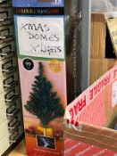 A selection of Christmas theme items, including lights