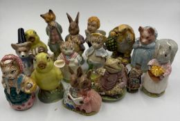 A selection of ceramics figures to include Beswick, Beatrix Potter Collection Condition Report