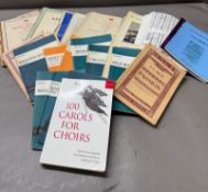 A quantity of classic music scores to include Bach and Mozart