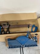 A Mitre Box & Saw set, original box.