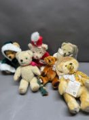 A selection of limited edition Bears, including Hermann Winter Wonderland Bear 274/2000, Summer