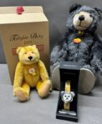 Two Steiff teddyy bears to include Dicky bear and Watch bear