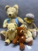 A collection of teddy bears, including Merrythough, Steiff etc Condition Report the large bear has
