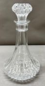 A J G Durand Lead crystal decanter