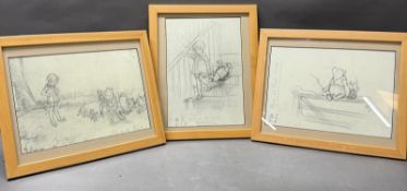 Three Winnie The Pooh prints