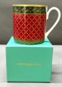 A boxed, new, Fortnum & Mason coffee cup