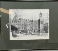 A limited edition print titled Little Britain signed and dated Ron Davait Del 80