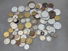 A quantity of French francs various denominations