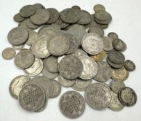 A selection of British coins of various denom,inations and ages