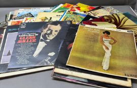 A selection of vinyl LP's, various artists to include Eartha Kilt and Glen Miller
