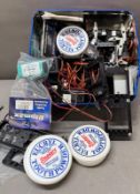 A selection of model aeroplane spare and servos