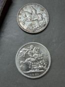 A Festival of Britain Crown and a 1935 Crown