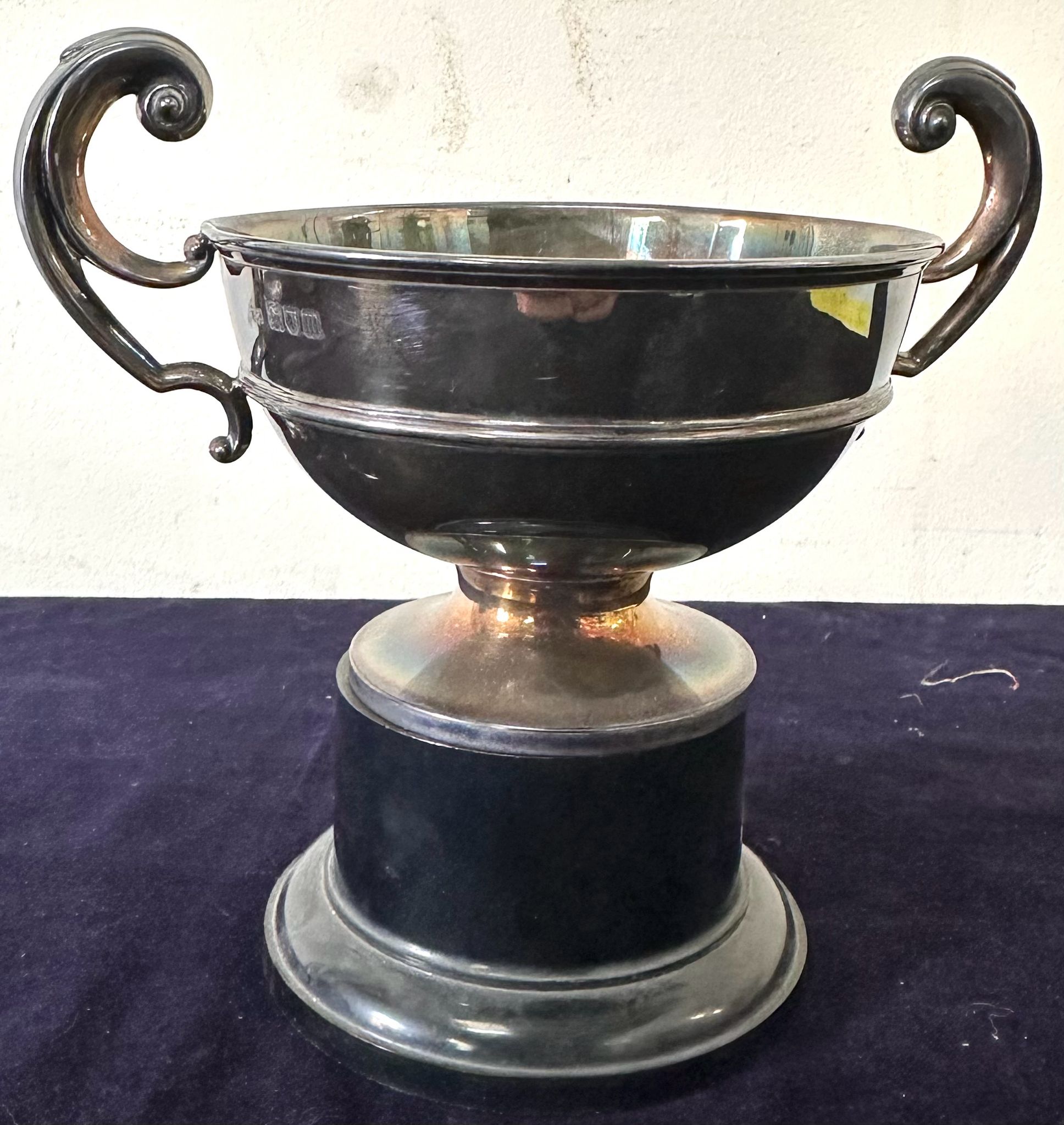 A 925 silver gilt hallmarked for London 1967 approx weight 161g