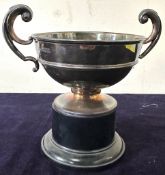 A 925 silver gilt hallmarked for London 1967 approx weight 161g