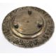 A Chinese silver tea stand on three feet, hallmarked to base with floral design, approximate - Image 2 of 2