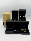A selection of Tru Diamond jewellery to include earrings, necklace and pendant etc in original