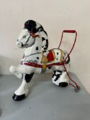 A Mobo Bronco ride on horse circa 1950's H54cm W50cm