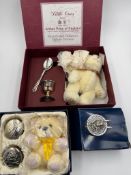 A selection of three christening gifts to include, Fairy tooth box, a boxed set with my first